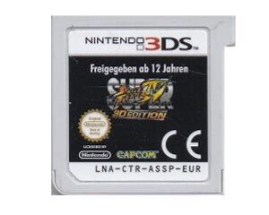 Super Street Fighter IV 3D Edition u. kasse og manual (3DS)