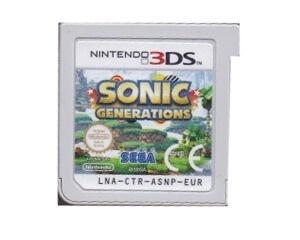 Sonic Generations u. kasse og manual (3DS)