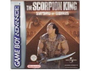 Scorpion King, The : Sword of Osiris m. kasse og manual (GBA)