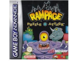 Rampage Puzzle Attack m. kasse og manual (GBA)