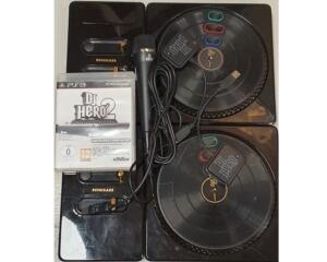 DJ Hero 2 m. 2 stk Turntable 1. Mikrofon (PS3)