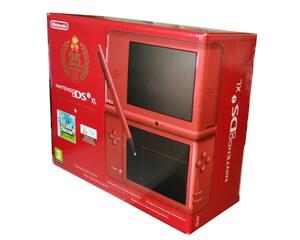Nintendo DSi XL (Rød) (Super Mario Bros. 25th Anniversary Edition) m. kasse og manual