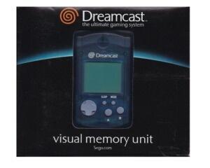 VMU memorycard (blå) m. kasse og manual (ny vare)