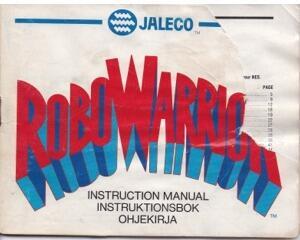 Robo Warrior (slidt) (SCN) (Nes manual)