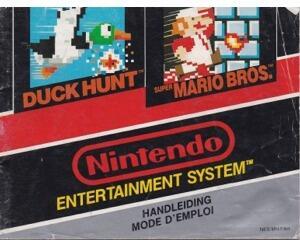 Super Mario Bros / Duck Hunt (slidt) (FAH) (Nes manual)