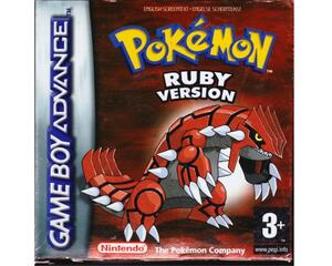 Pokemon : Ruby Version (batteri fejl) m. kasse og manual (GBA)