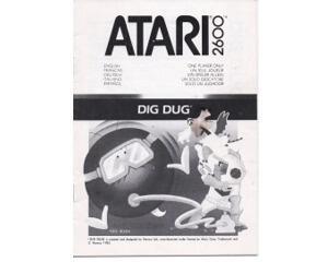 Dig Dug (Atari 2600 manual)