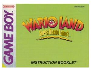 Warioland : Super Mario Land 3 (SCN) (GameBoy manual)