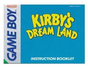 Kirby's Dream Land (UKV) (GameBoy manual)