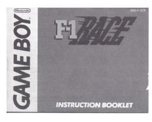 F1 Race (DK kopi) (GameBoy manual)