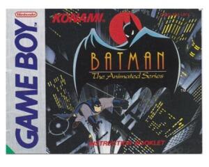 Batman : The Animated Series (UKV) (GameBoy manual)