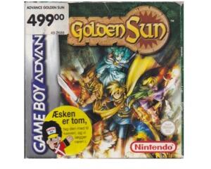 Golden Sun m. kasse (slidt m. mærke) og manual (GBA)
