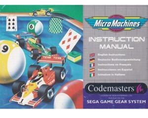 Micro Machines (SGG manual)