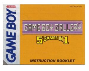 Game Boy Gallery (GPS) (GameBoy manual)