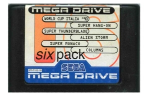 Six Pack (World Cup, Super Hang-On, Super Thunderblade, Alien St (SMD)