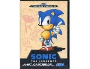 Sonic the Hedgehog m. kasse og manual (SMD)