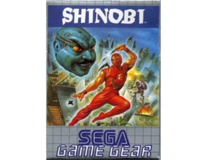 Shinobi m. kasse og manual (Game Gear)