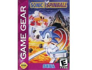 Sonic Spinball m. kasse og manual (Game Gear)
