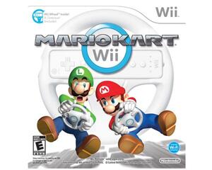 Mario Kart m. rat  (u. omslag) (komplet) (Wii)