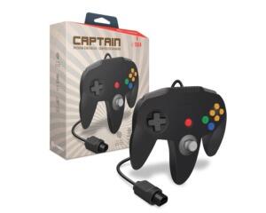 N64 joypad "Captain" (sort) (Hyperkin) (Ny vare)