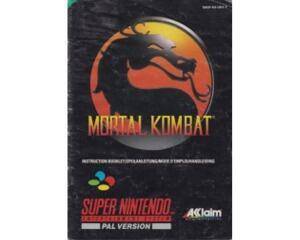 Mortal Kombat (ukv) (slidt) (Snes manual)