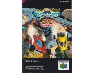Micro Machines 64 Turbo (fra) (N64 manual)