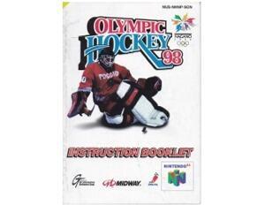 Olympic Hockey 98 (scn) (N64 manual)