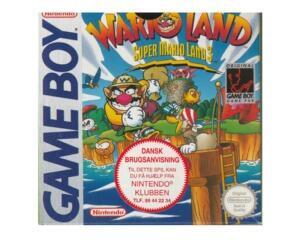Wario Land : Super Mario Land 3 (scn) (slidt) m. kasse og manual (GameBoy)
