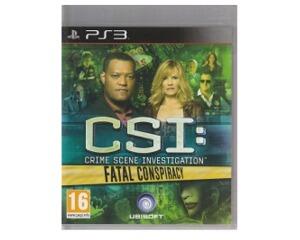 CSI: Fatal Conspiracy (PS3)