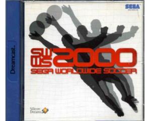 Sega Worldwide Soccer 2000 m. kasse og manual (Dreamcast)
