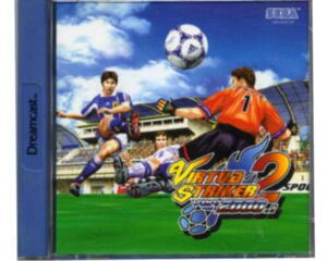 Virtua Striker 2 m. kasse og manual (Dreamcast)