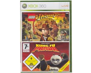 Lego : Indiana Jones : The Original Adventure/Kung Fu Panda (forseglet) (Xbox 360)