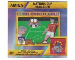 Nations Cup Manager (euro power pack) m. kasse og manual (Amiga)