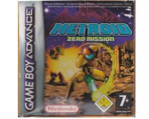 Metroid : Zero Mission kasse (deform) og manual (GBA)