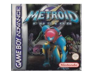 Metroid Fusion m. kasse (slidt) og manual (GBA)