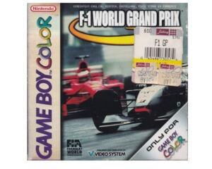 F-1 World Grand Prix m. kasse og manual (GBC)