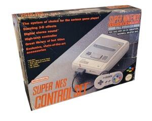 Super Nintendo (noe/asi) incl 1 pads m. kasse og manual