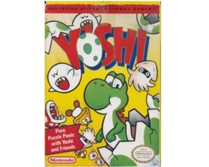 Yoshi m. kasse og manual (US) (NES)