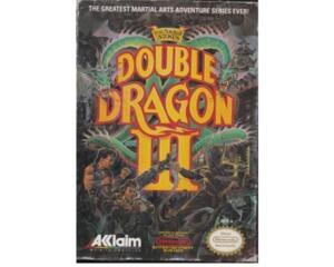 Double dragon III (US)  m. kasse (slidt) og manual (NES)