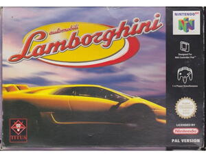 Automobili Lamborghini m. kasse (slidt) og manual (N64)