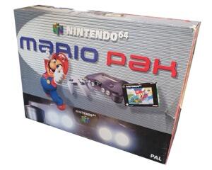 Nintendo 64 incl 1 pad m. kasse og manual incl Super Mario 64 (SCN)
