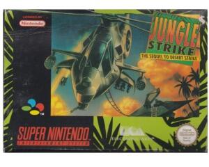 Jungle Strike (EUR) m. kasse og manual (SNES)