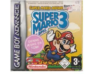 Super Mario Advance 4 : Super Mario 3 m. kasse (slidt) og manual (GBA)
