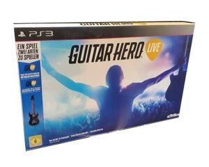 Guitar Hero Live incl. guitar m. kasse og manual (PS3)