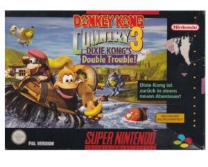 Donkey Kong Country 3 (eur) m. kasse (slidt) (SNES)