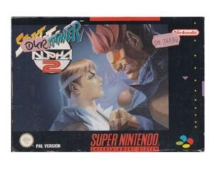 Street Fighter Alpha 2 (eur) m. kasse (slidt) (SNES)