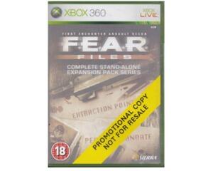 Fear Files (promotional copy) u. manual (Xbox 360)