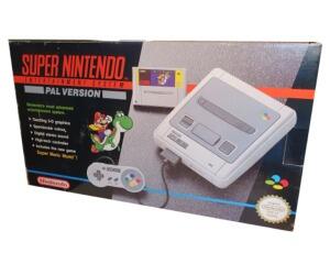 Super Nintendo (scn) m. kasse og manual (Super Mario World Edition)