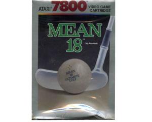 Mean 18 Ultimate Golf m. kasse og manual (Atari 7800)