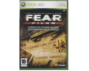 Fear Files u. manual (Xbox 360)